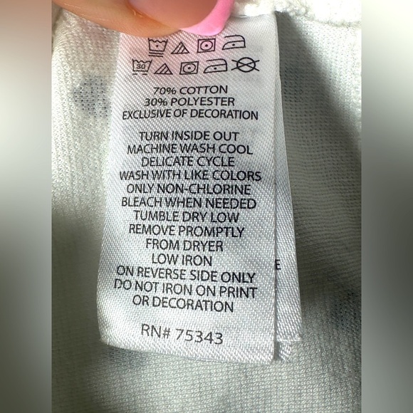 Isaac Mizrahi White Dress with Heart Pattern and Pink Bow Size 0-3 months - Picture 7 of 7